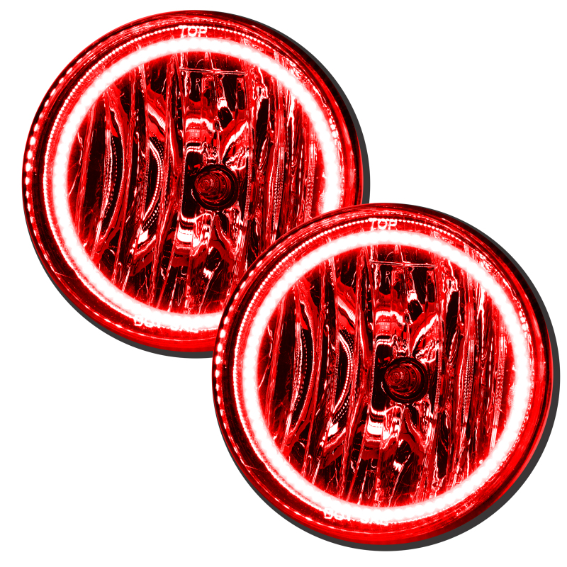 GMC Sierra Fog Light Halo Kit - ORACLE Lighting - LED Halo - Red - `08-`13